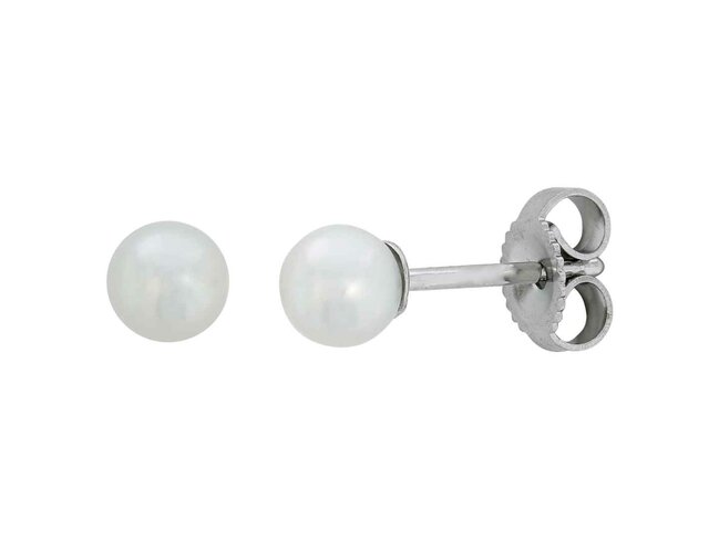 oorring parel - goud | J&A Collectie