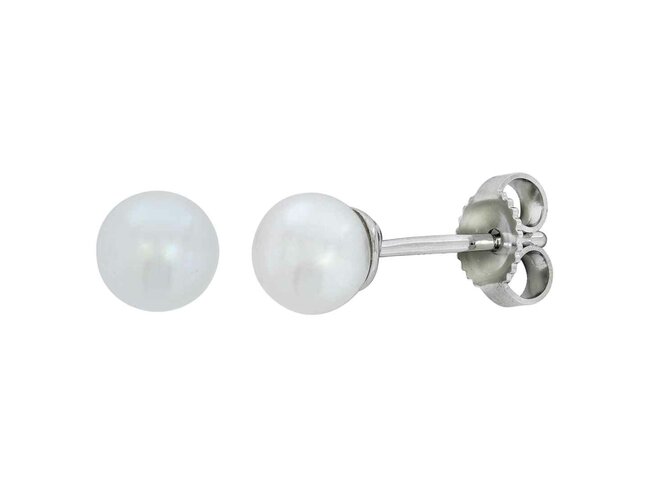 oorring parel - goud | J&A Collectie