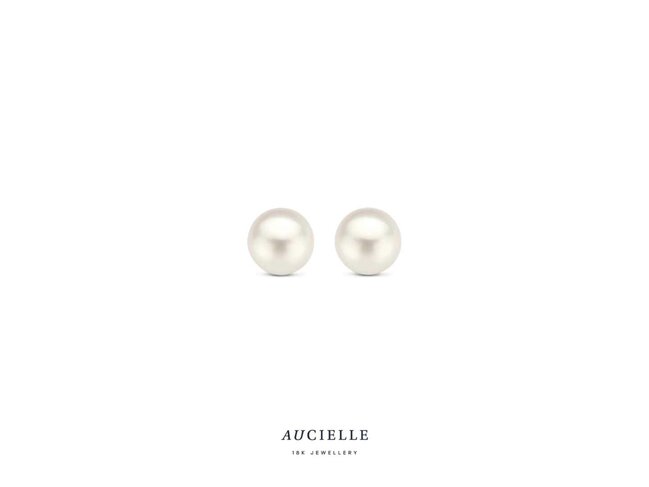 oorring parel - goud | Aucielle
