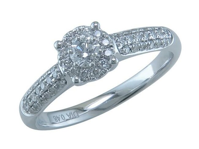 Ring - goud 18 kt met briljant | J&A Collectie