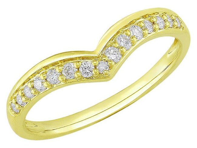 Trouwring briljant - goud 18 kt met briljant | J&A Collectie