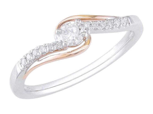 Ring - goud 18 kt met briljant | J&A Collectie