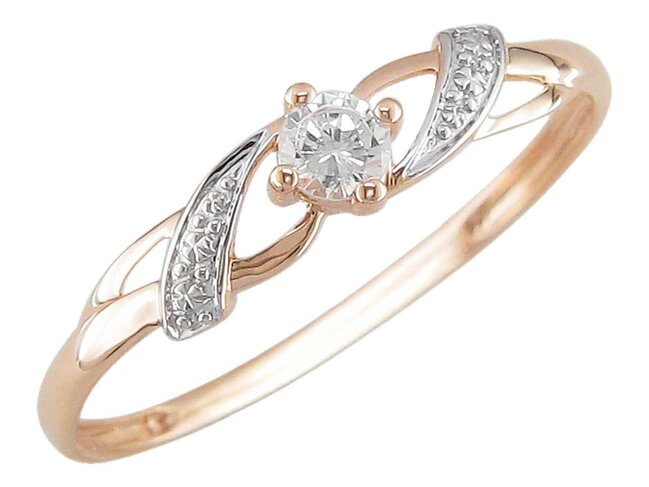 Ring - goud 18 kt met briljant | J&A Collectie