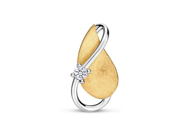 hanger zirkonium - goud | You & Me