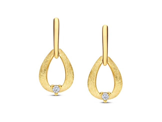 oorring briljant - goud | You & Me