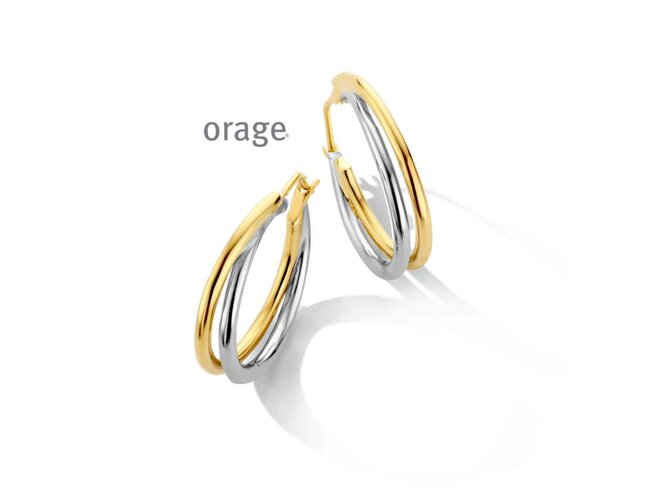 oorring creolen - staal | Orage