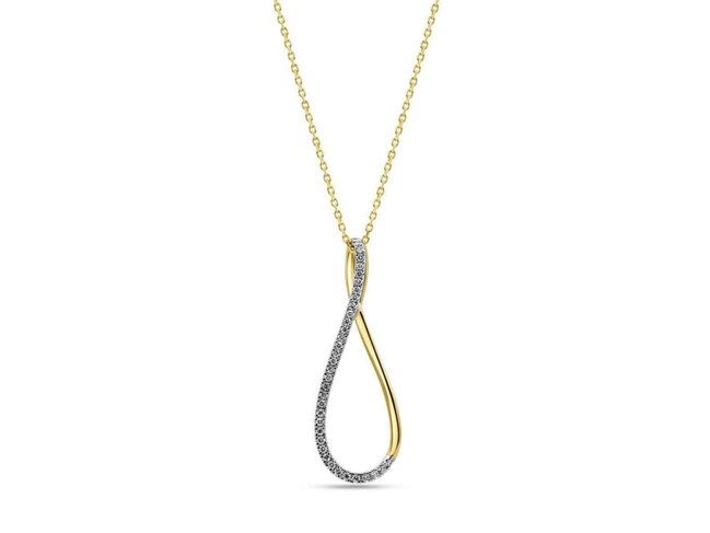 collier briljant - goud | Elegance