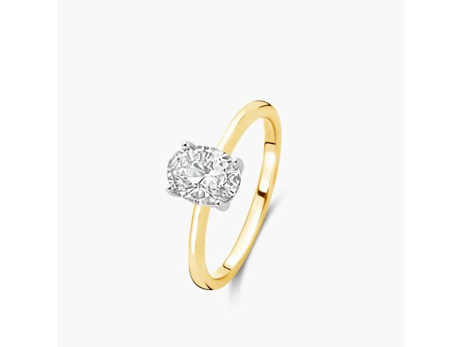 Ring - goud 18 kt met briljant | Taste of Luxury