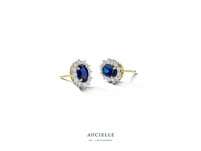 oorring briljant - Aucielle LAB Diamond | Goud 18k & LAB-Diamant
