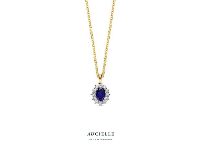 collier briljant - Aucielle LAB Diamond | Goud 18k & LAB-Diamant