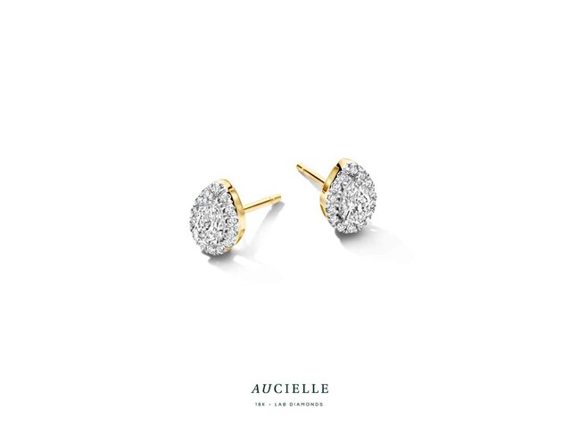oorring briljant - Aucielle LAB Diamond | Goud 18k & LAB-Diamant