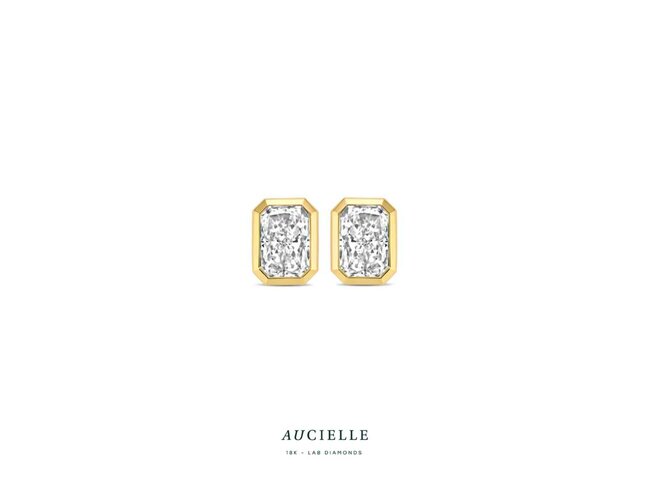 oorring briljant - Aucielle LAB Diamond | Goud 18k & LAB-Diamant