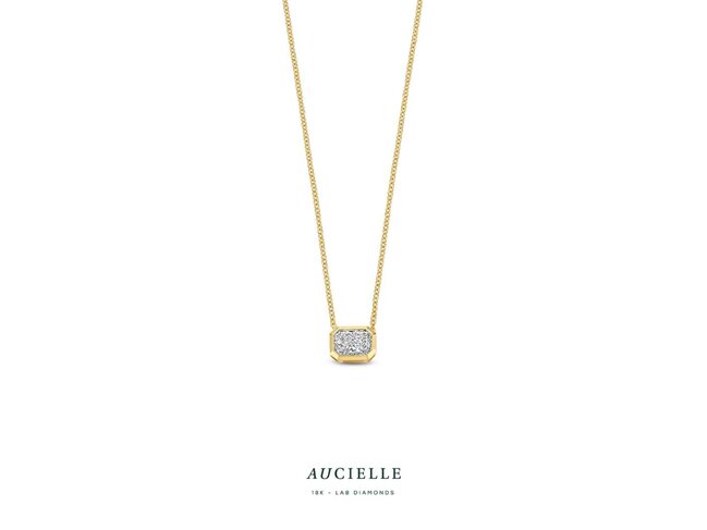 collier briljant - Aucielle LAB Diamond | Goud 18k & LAB-Diamant