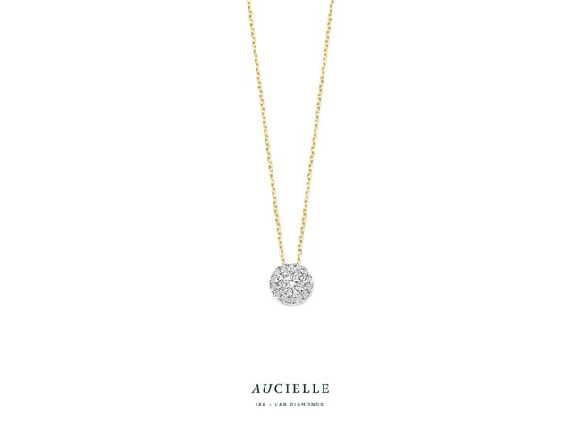 collier briljant - Aucielle LAB Diamond | Goud 18k & LAB-Diamant