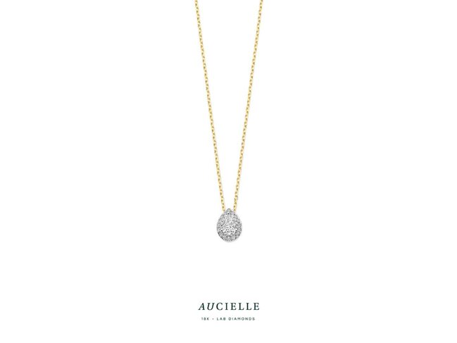 collier briljant - Aucielle LAB Diamond | Goud 18k & LAB-Diamant