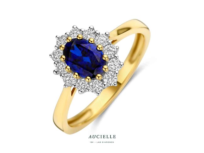 ring briljant - Aucielle LAB Diamond | Goud 18k & LAB-Diamant