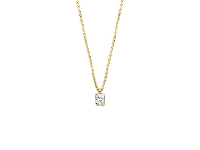 collier - Blush LAB Diamond | 14 kt LAB Diamond