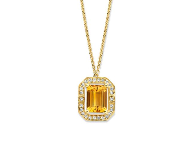 collier briljant - goud 18 kt met briljant | Taste of Luxury