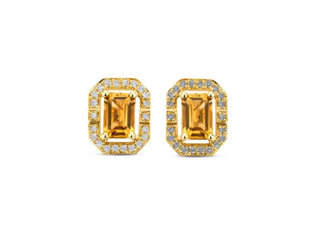 oorring briljant - goud 18 kt met briljant | Taste of Luxury