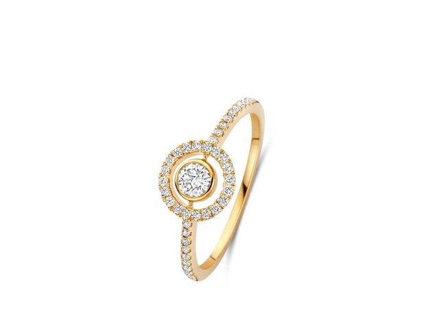 Ring - goud 18 kt met briljant | Taste of Luxury