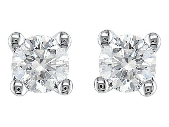 oorring briljant - goud | J&A Collectie