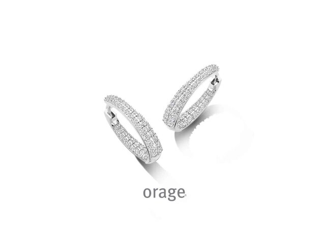 oorring creolen - zilver | Orage