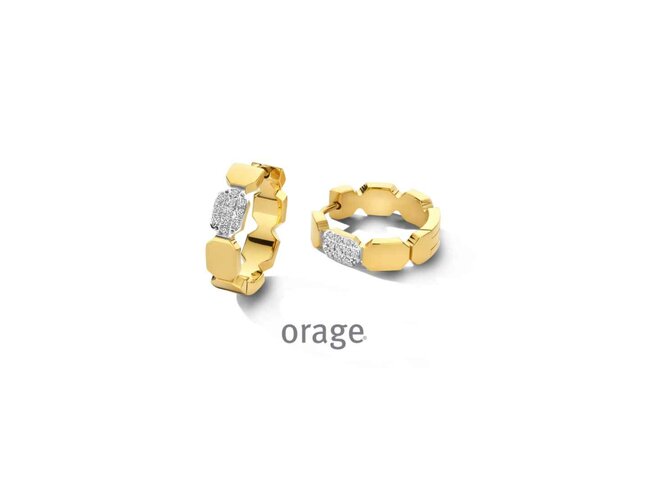 oorring creolen - staal | Orage